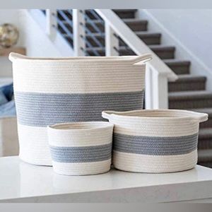 3 set laundry toy nursery baskets